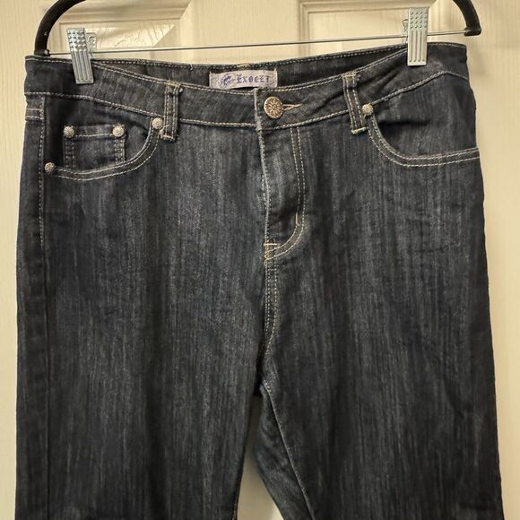 Exocet Blue Jeans Straigh Leg Denim‎ Dark Wash Women's Size 14 - Picture 2 of 8